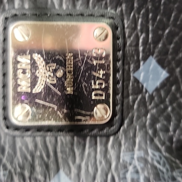 MCM Visetos EUC  Large Black Tote Bag - Picture 5 of 15